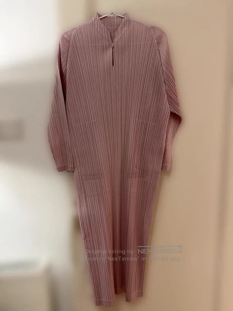 Issey Miyake Issey Miyake Pink Dress Size L / US 10 / IT 46 - 1 Thumbnail