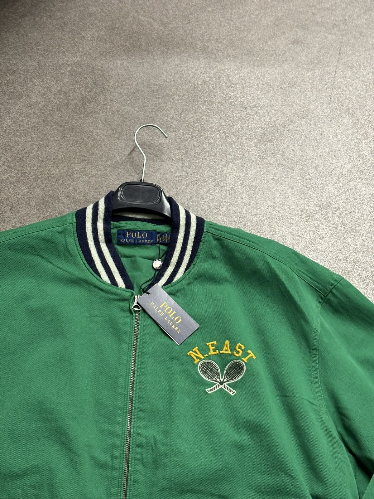 Polo Ralph Lauren Green Tennis Club Bomber Jacket Ralph Lauren Men’s XXL New Size US XXL / EU 58 / 5 - 4 Thumbnail