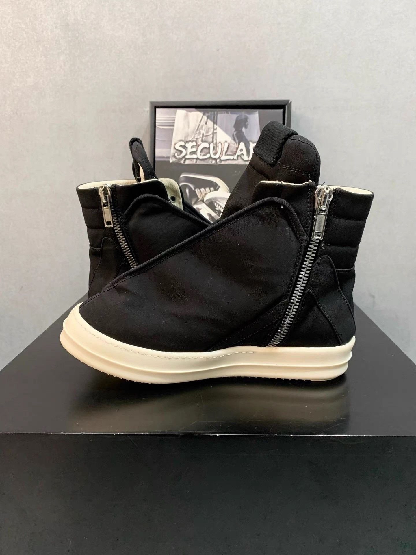 Rick Owens Rick Owens DRKSHDW Jumbo Flight High-top Boots K34 Size US 6 / EU 39 - 6 Thumbnail