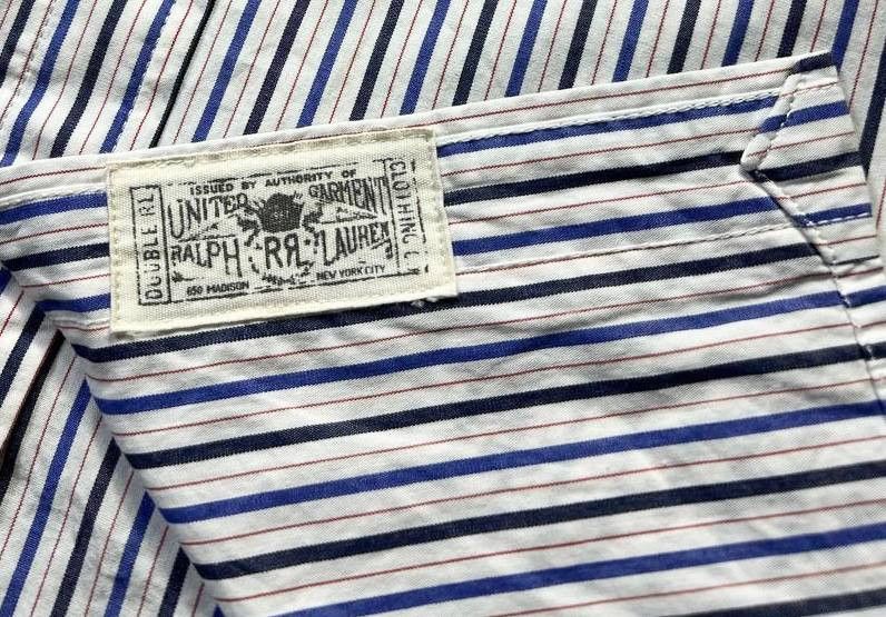 RRL Ralph Lauren RRL - RL Sanforized Stripe Shirt Size US M / EU 48-50 / 2 - 10 Thumbnail