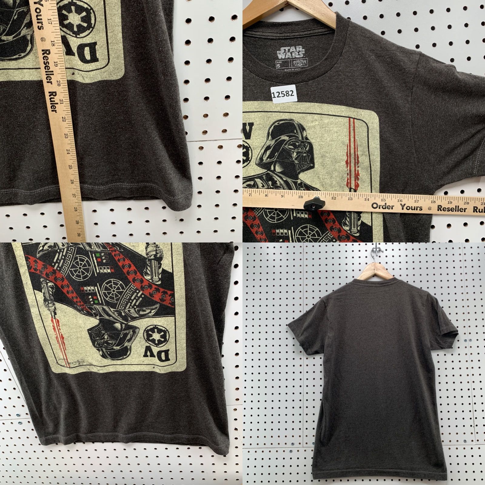 Star Wars Star Wars Shirt Small Men Darth Vader Card Graphic Short Sleeve Black S Size US S / EU 44-46 / 1 - 9 Thumbnail