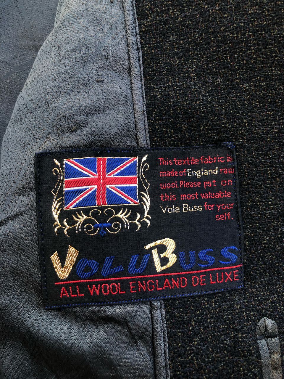 New England Outerwear × Vintage Vintage Volu Buss Wool Coat Jacket Made In England Size US L / EU 52-54 / 3 - 5 Thumbnail