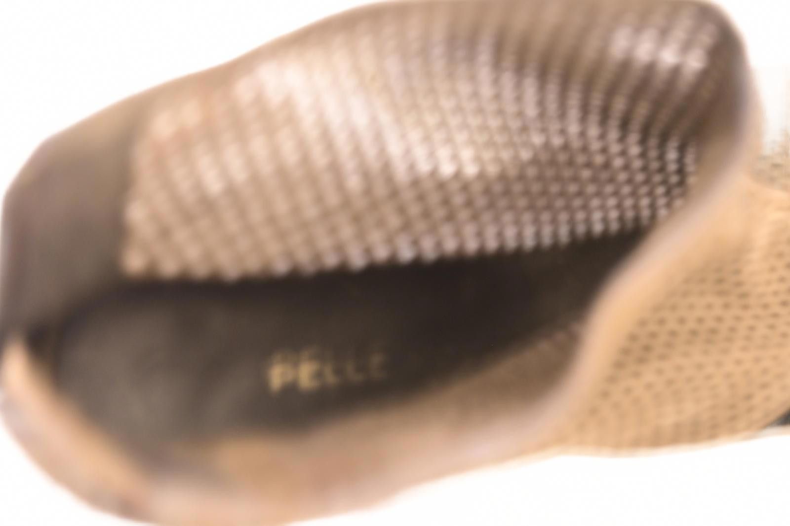 Pelle Pelle Pelle Olive Green/Brown Perforated Peep Toe Wedge Booties 8 Size US 8 / IT 38 - 9 Thumbnail