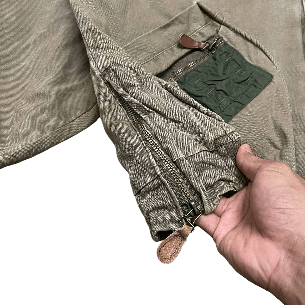 Japanese Brand Vintage Kearney House Canvas Flight Bomber Jacket Size US L / EU 52-54 / 3 - 7 Thumbnail
