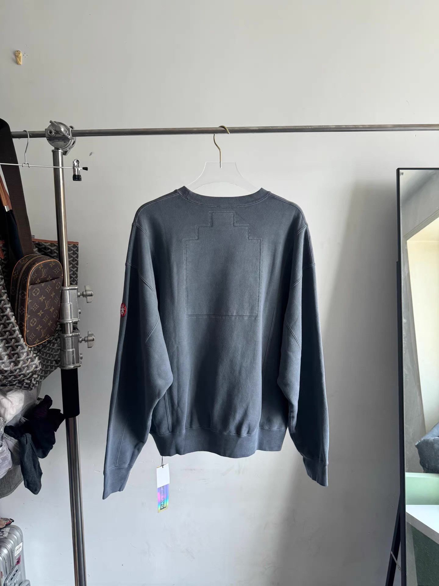 Cav Empt Cav Empt C.E Washed Grey-Blue Sweatshirt Q17 Size US L / EU 52-54 / 3 - 2 Thumbnail