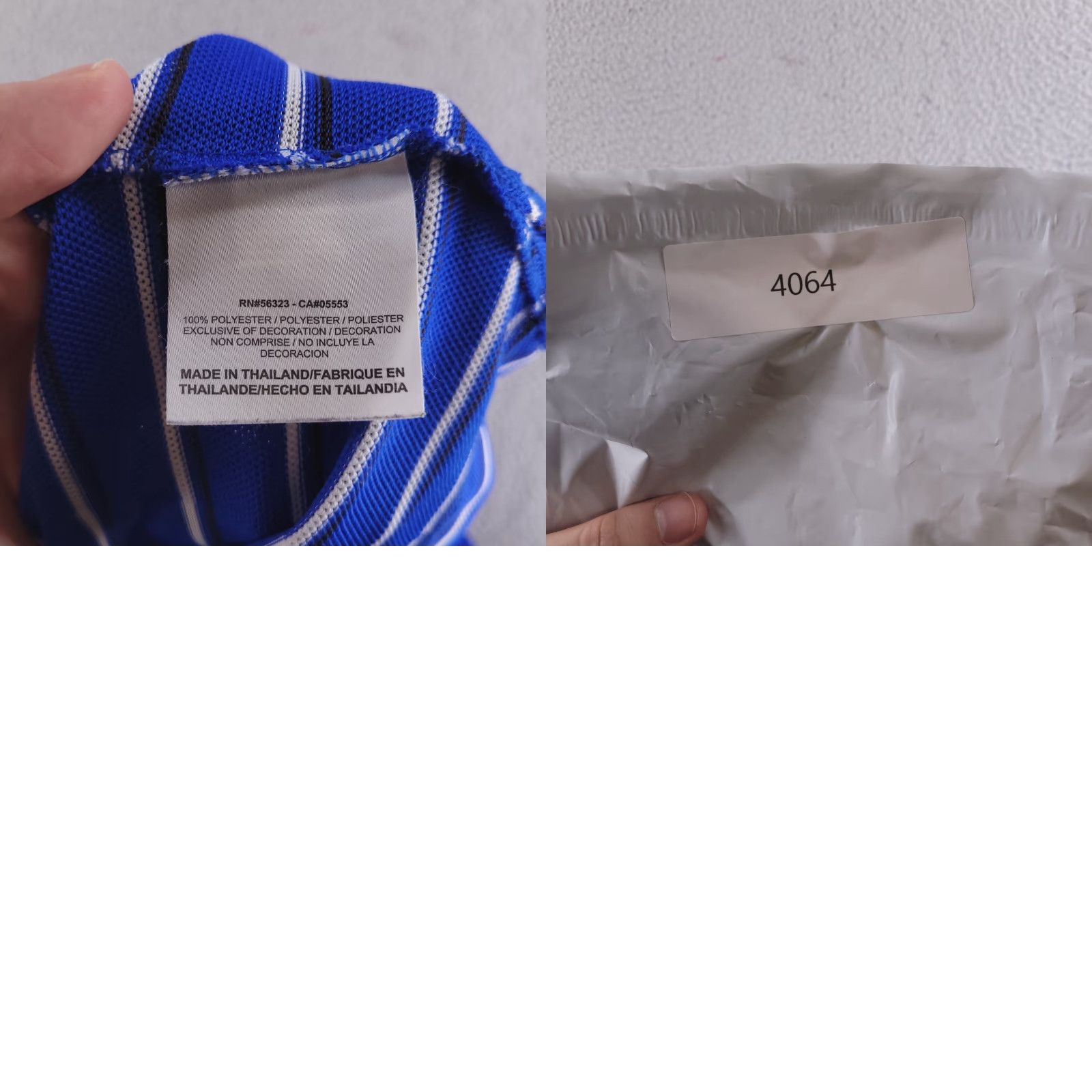 Nike Nike Golf Polo Shirt Mens Medium Blue Stripe Short Sleeve Polyester Polo Shirt Size US M / EU 48-50 / 2 - 8 Thumbnail