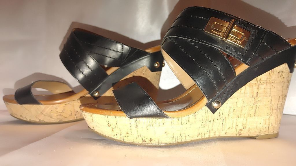 Tommy Hilfiger Tommy Hilfiger Mili 2 Cork Wedge Size 7.5M Size US 7 / IT 37 - 3 Thumbnail