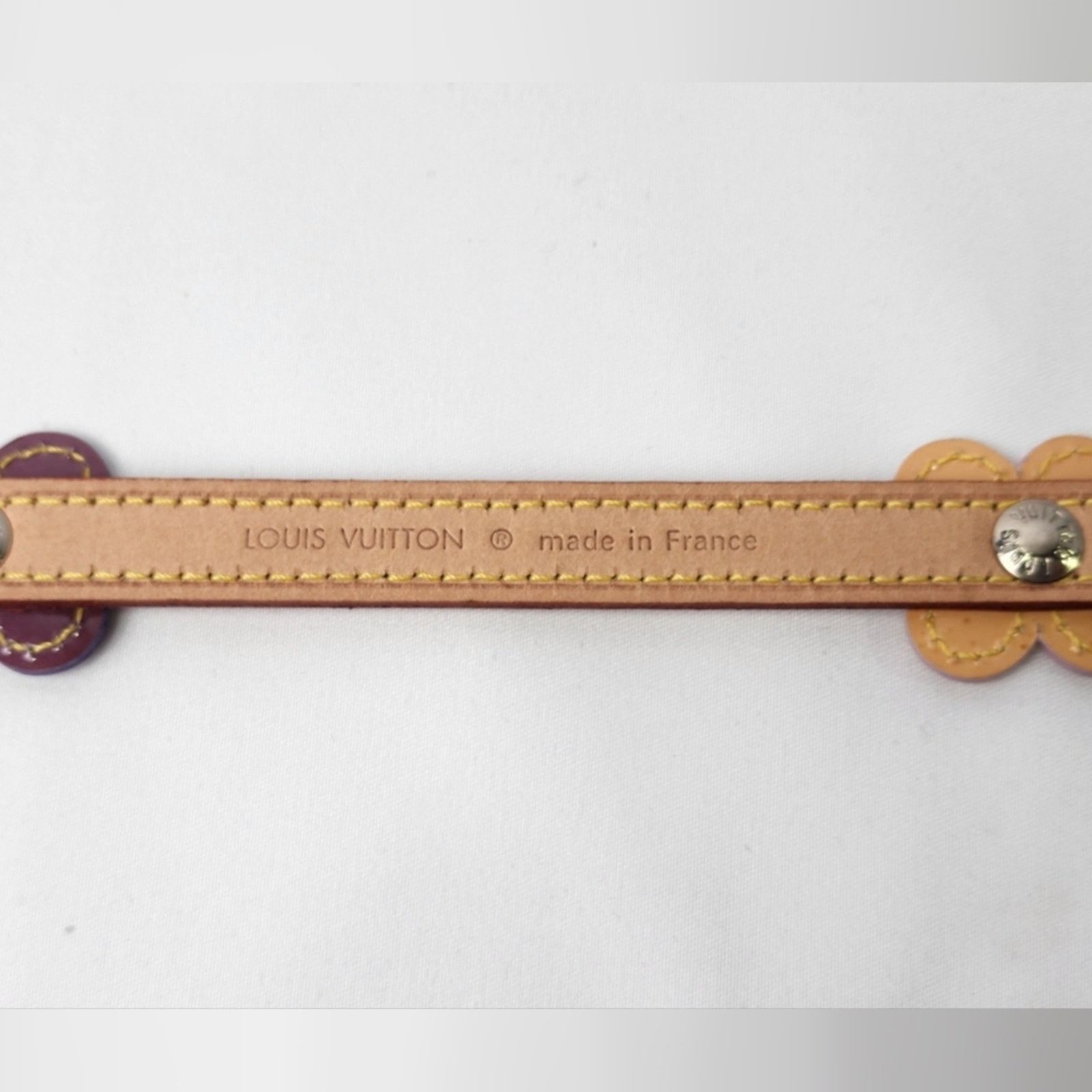 Louis Vuitton Authentic Louis Vuitton Vernis Fleur Double Wrap Bracelet Size ONE SIZE - 8 Thumbnail