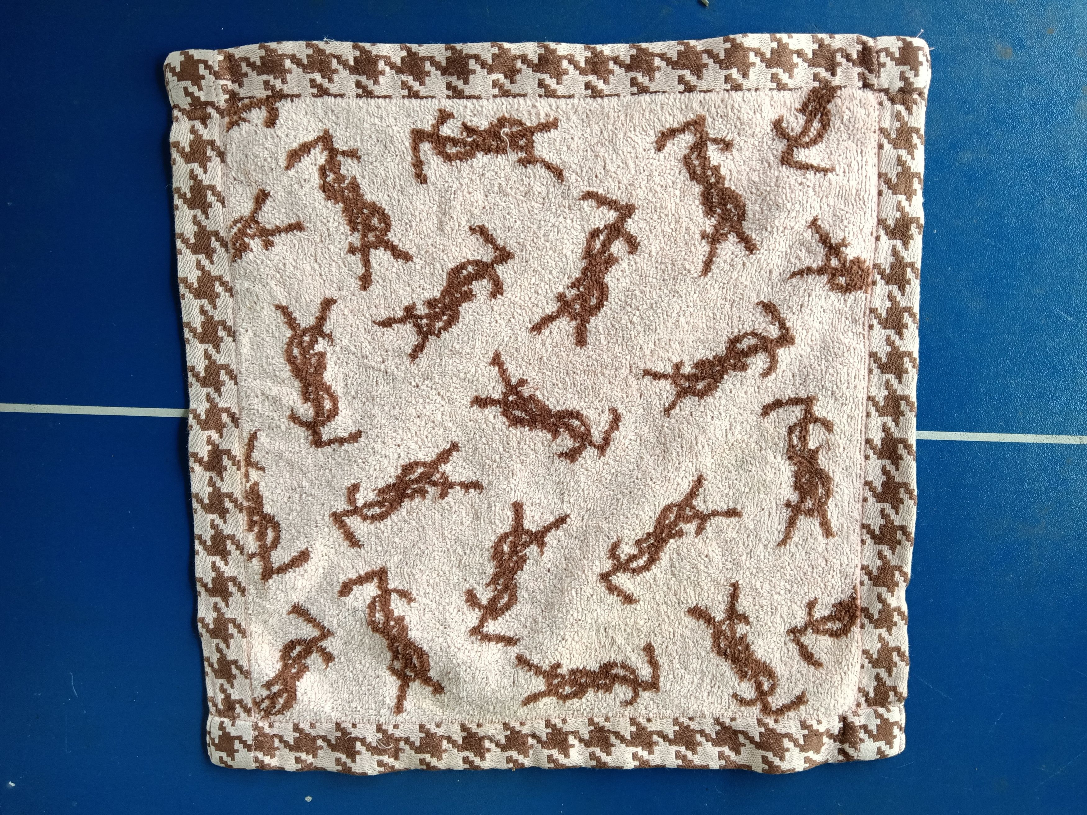 Vintage × Yves Saint Laurent YSL monogram hand towel Size ONE SIZE - 1 Thumbnail