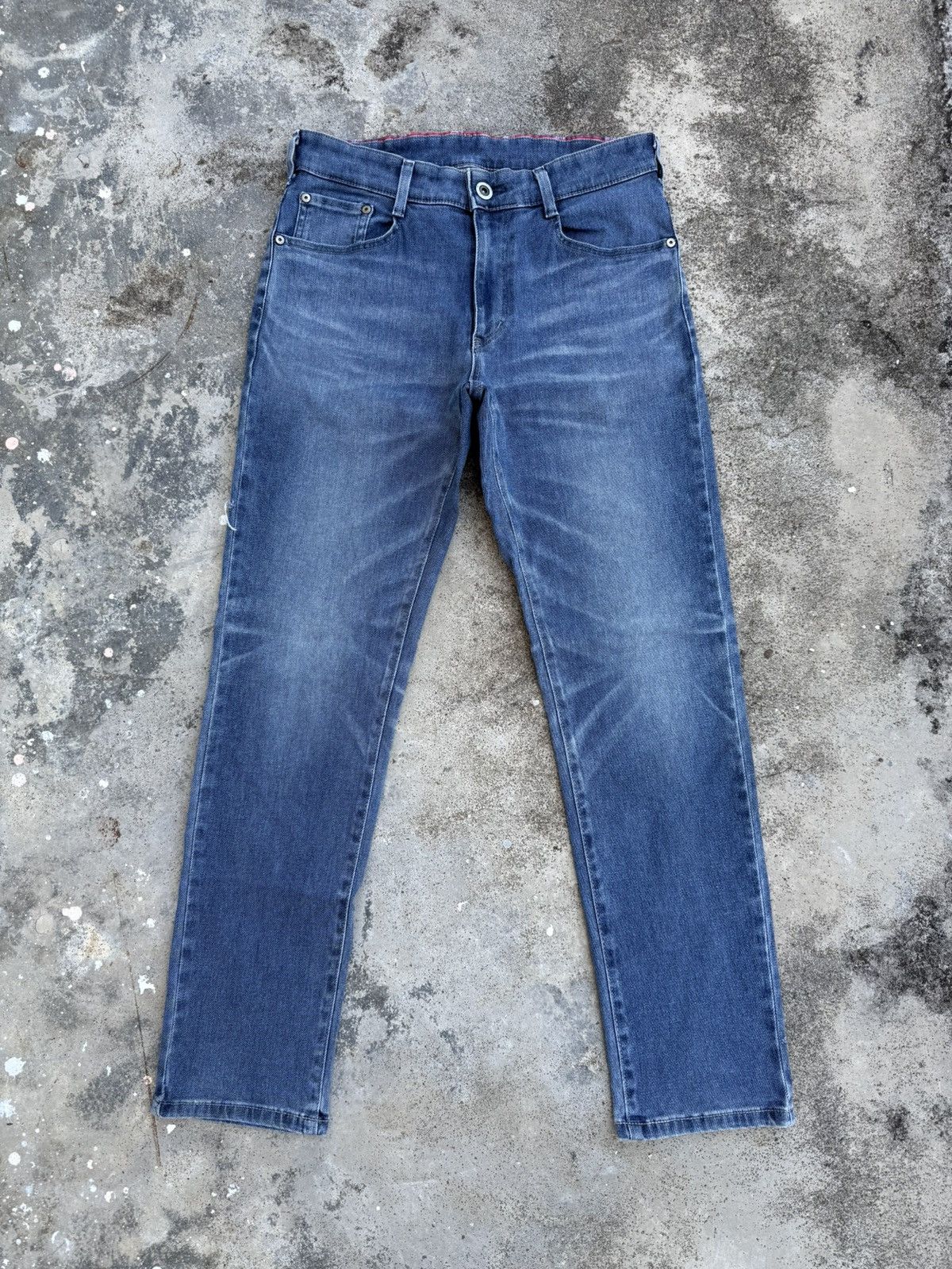 Edwin × Jean × Vintage VINTAGE EDWIN JERSEY FADED JEANS DENIM PANTS Size US 31 - 1 Thumbnail