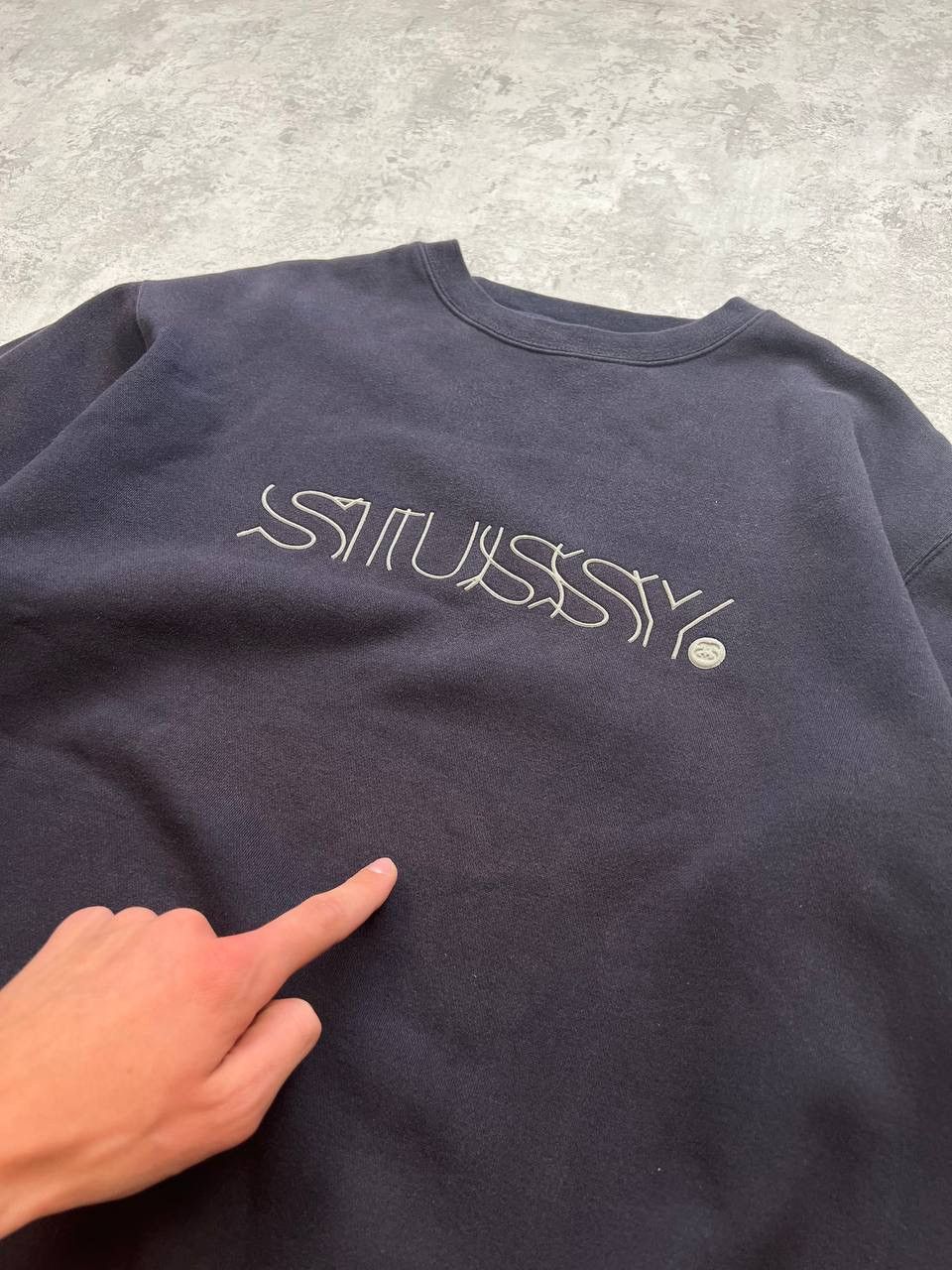 Stussy Vintage Stussy Sweatshirt Big Logo Size US L / EU 52-54 / 3 - 16 Thumbnail
