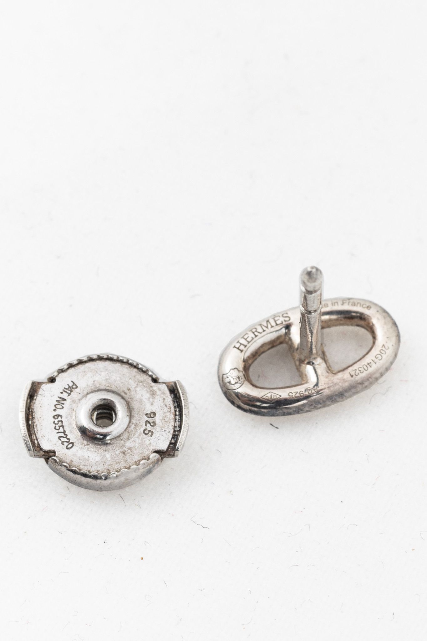 Hermes Hermes Farandole Very Small Model Sterling Silver Earrings Size ONE SIZE - 3 Thumbnail