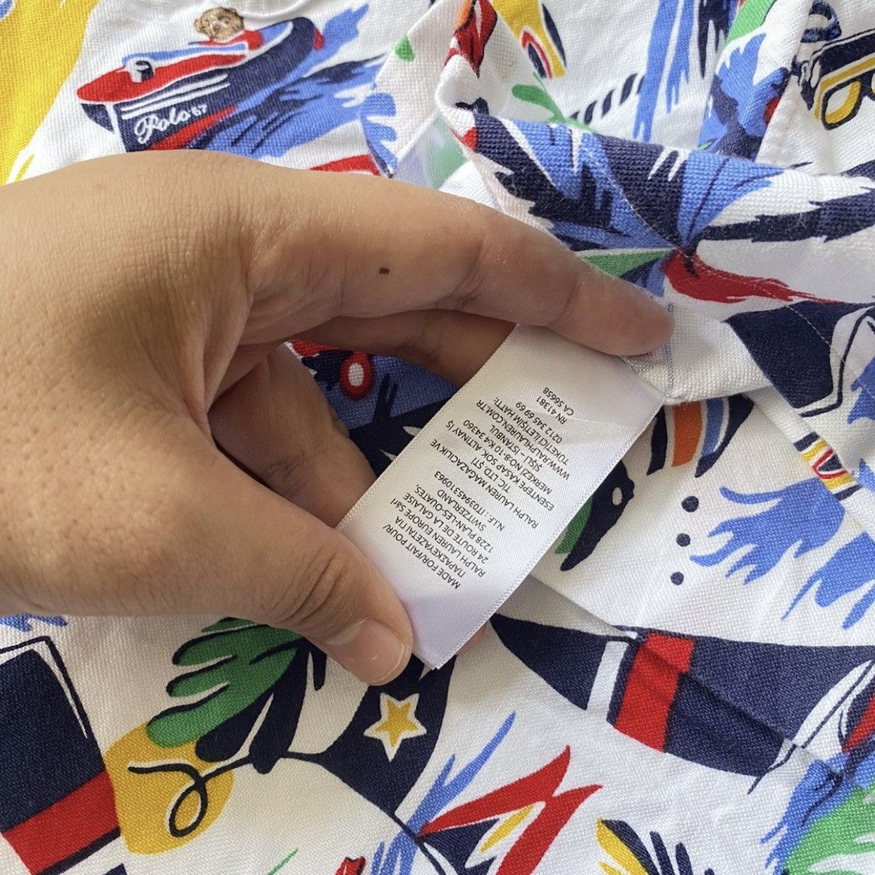 Polo Ralph Lauren × Ralph Lauren Polo Bear shirt Ralph Lauren Full Print logo Bear Beach XL Size US XL / EU 56 / 4 - 9 Thumbnail