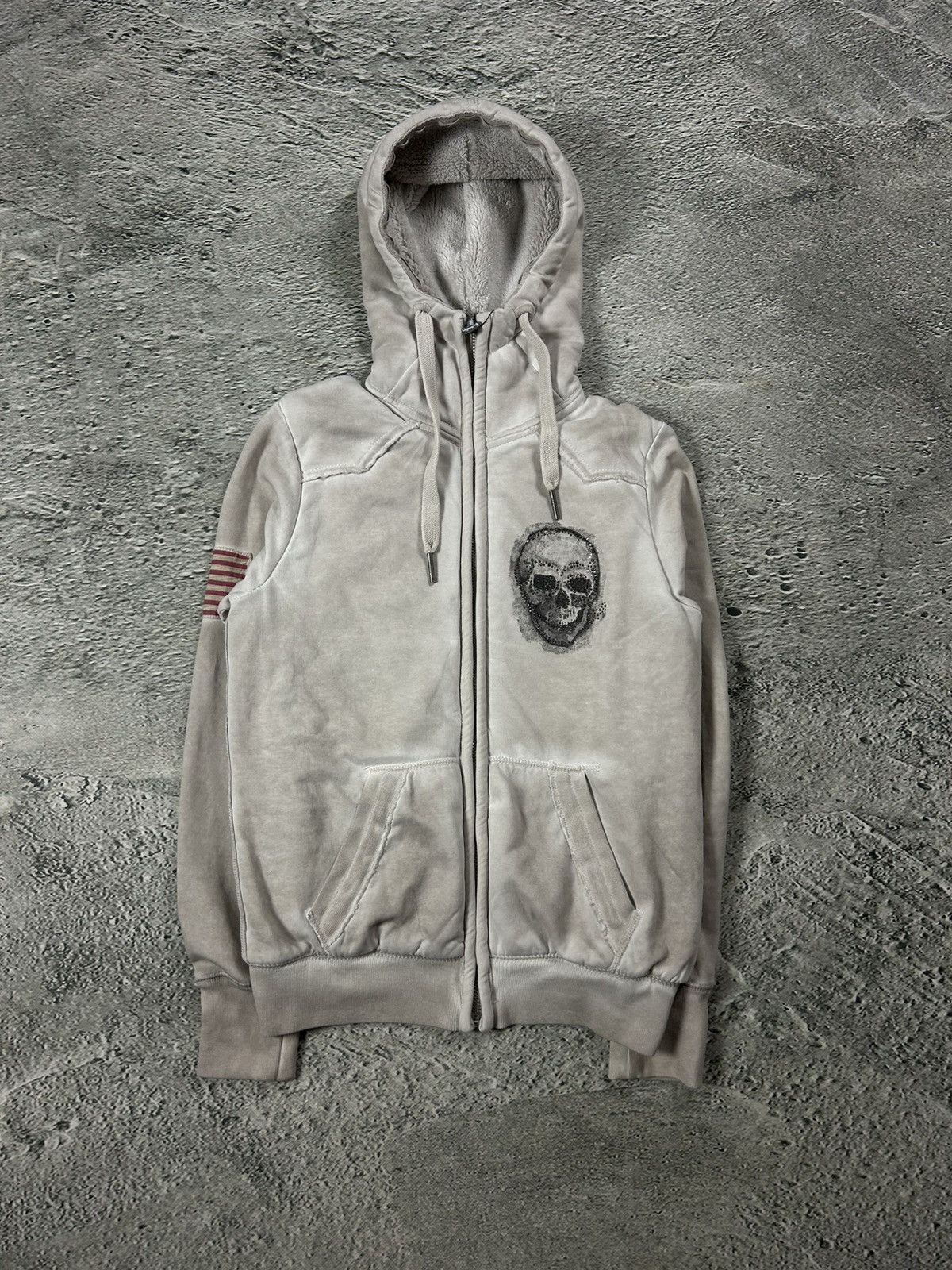 True Religion True Religion zip hoodie vintage skull rhinestones sherpa Size US M / EU 48-50 / 2 - 1 Thumbnail