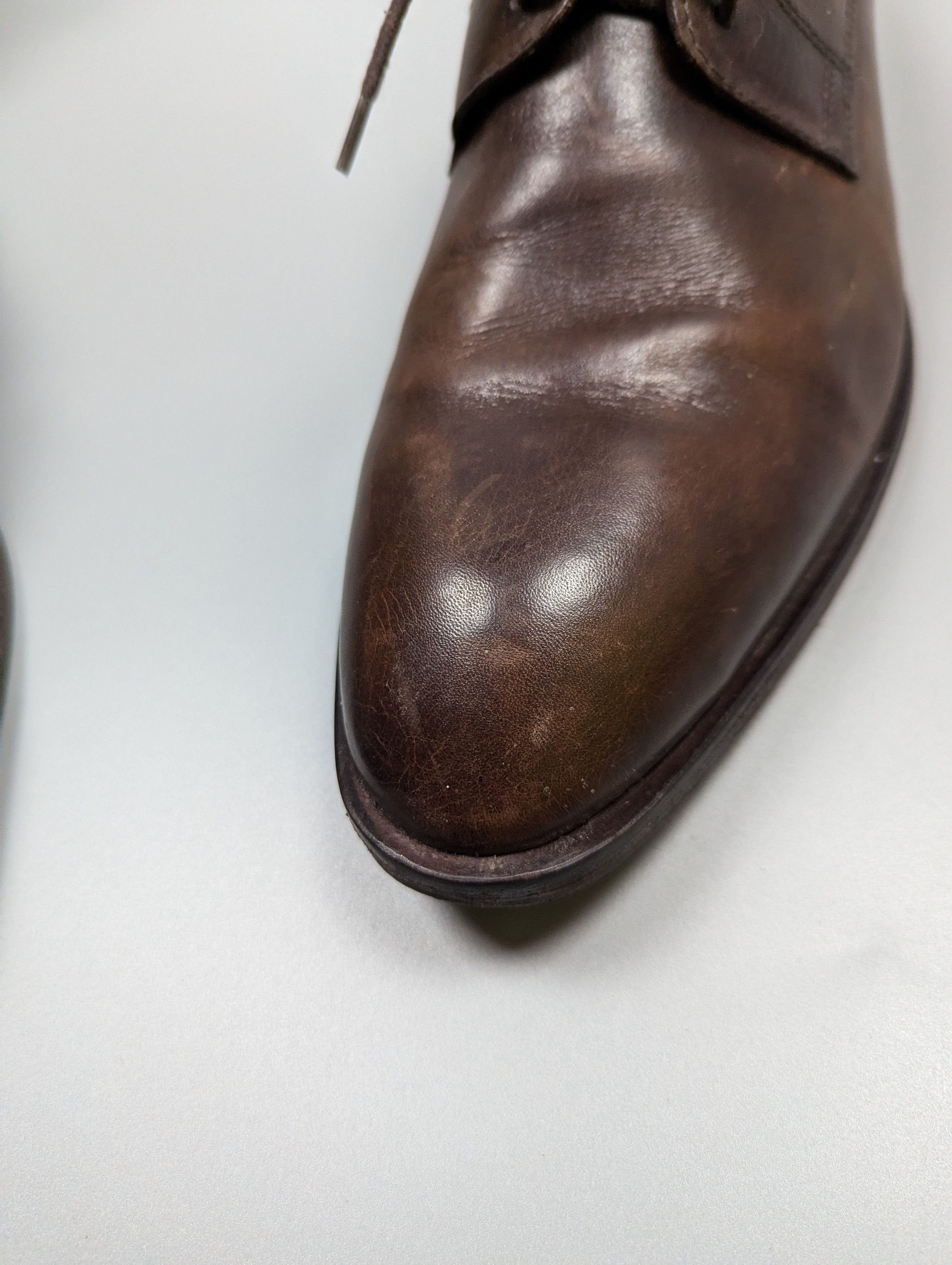 Mercedes-Benz Rare Vintage Mercedes-Benz Oxford Dress Shoes EU 43 Size US 9.5 / EU 42-43 - 8 Thumbnail