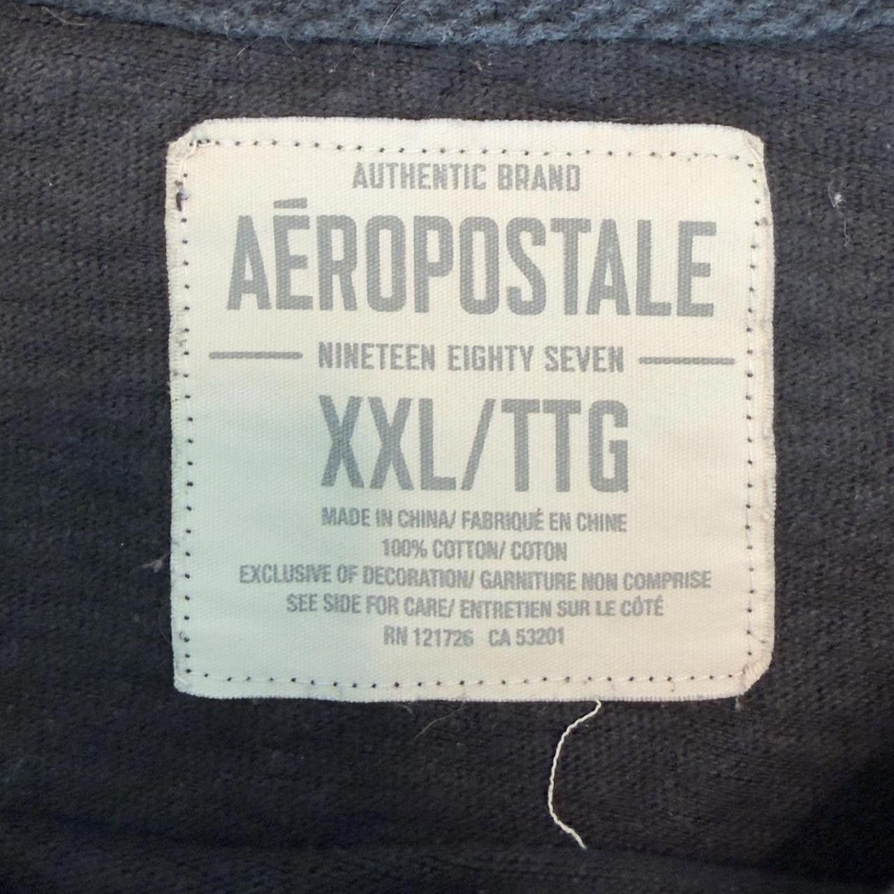 Aeropostale Aeropostale Men's black grey Sweatshirts Size US XXL / EU 58 / 5 - 4 Thumbnail