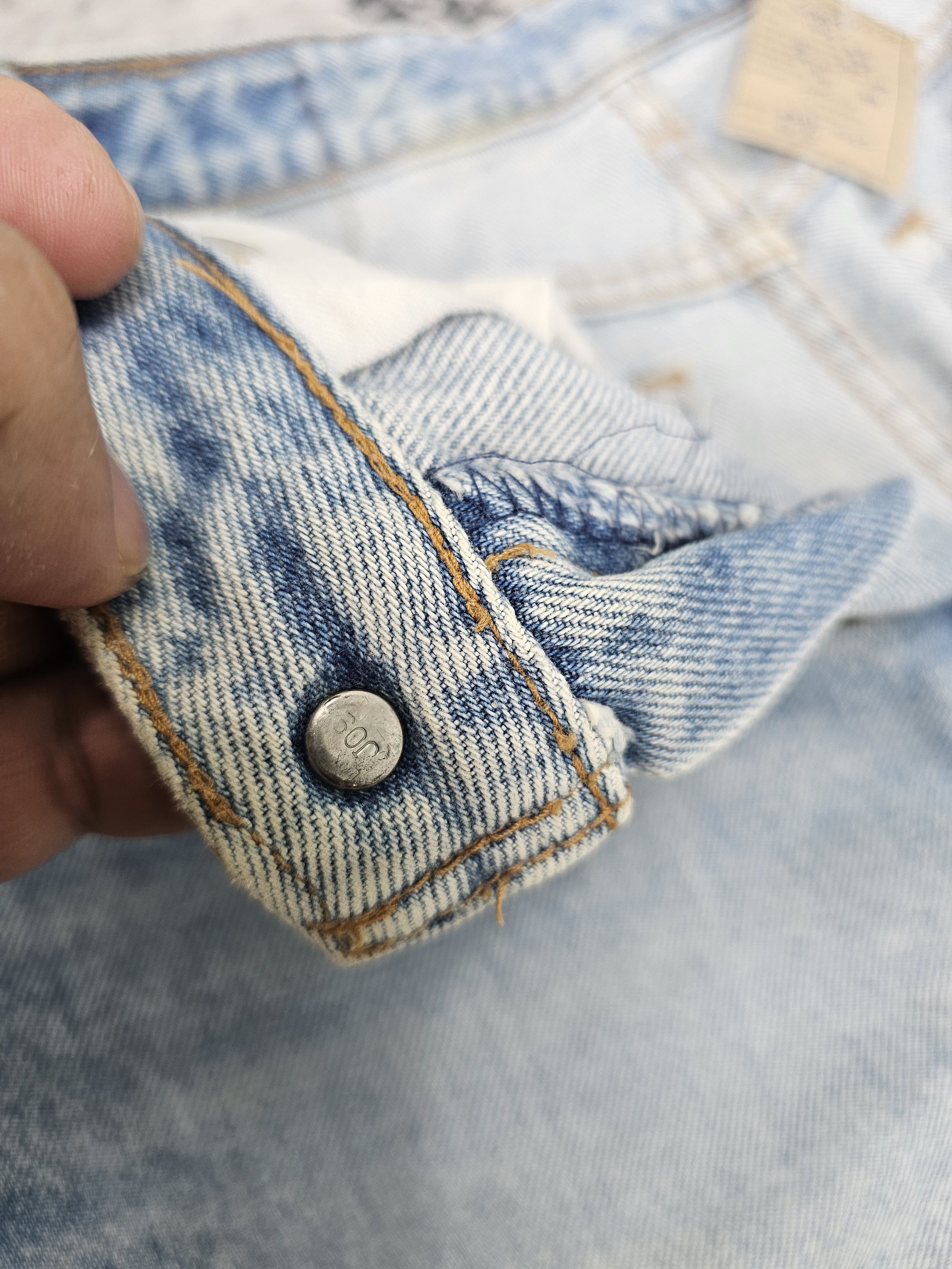 Levi's Vintage Clothing Vtg LEVIS W515 0227 Faded Light Blue High Rise Jeans L0559 Size US 26 / EU 42 - 12 Thumbnail