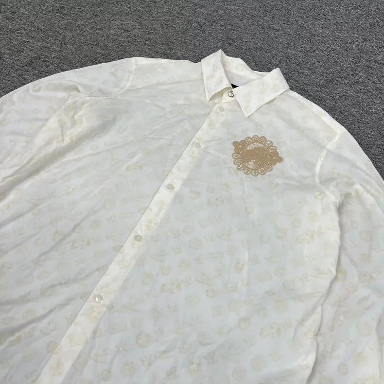 Louis Vuitton Louis Vuitton 24 new full logo Fei Dong graffiti shirt 2502 Size US L / EU 52-54 / 3 - 3 Thumbnail