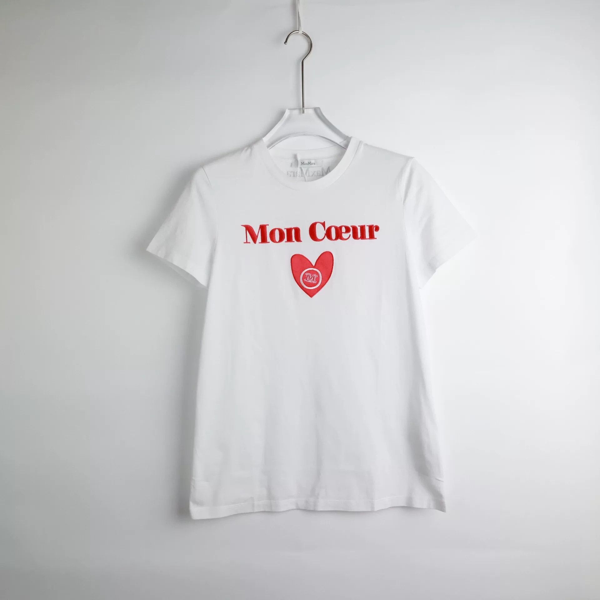 Max Mara Maxmara 'Mon Coeur' Short-Sleeve Top Size M / US 6-8 / IT 42-44 - 1 Thumbnail