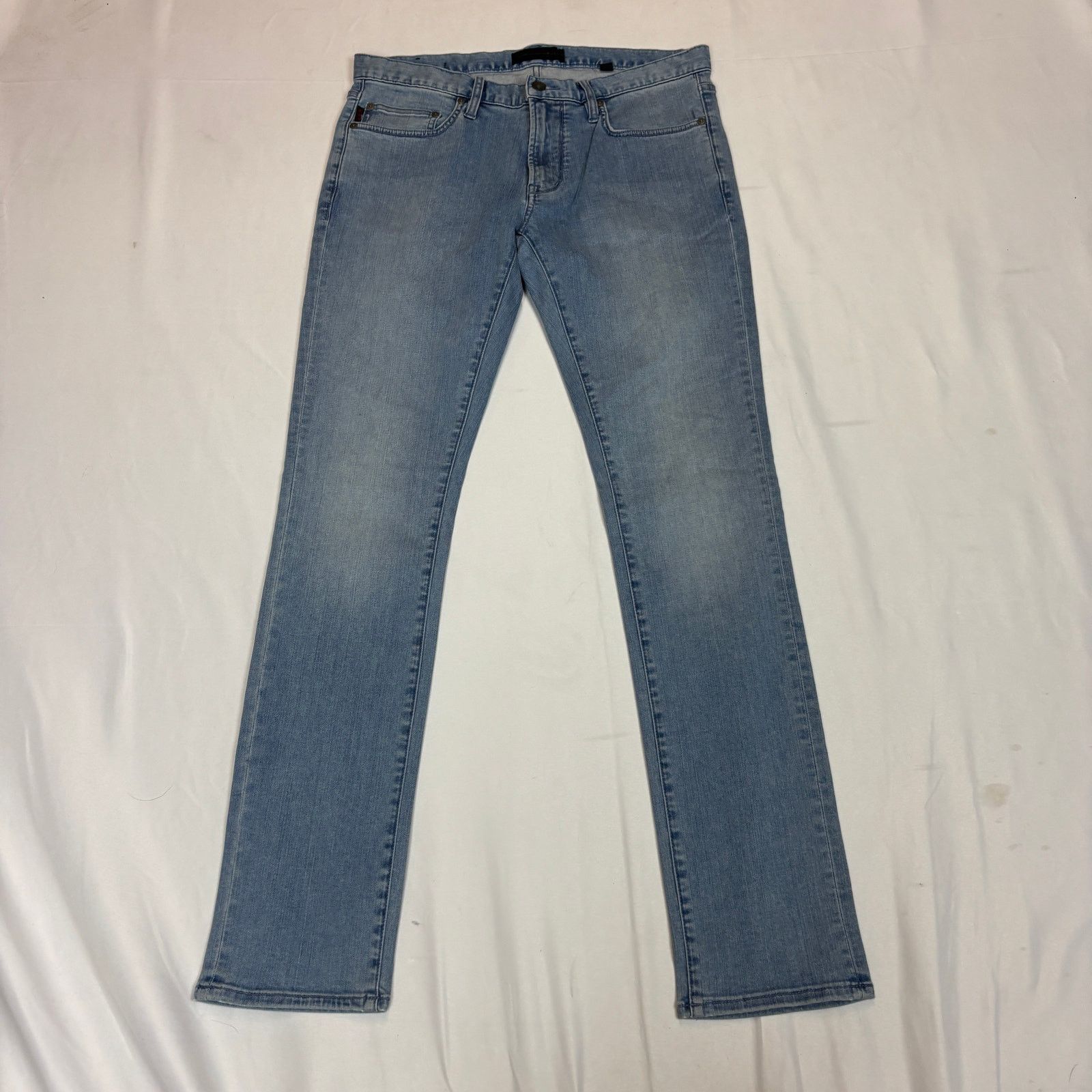John Varvatos John Varvatos Star USA Jeans Wight Skinny Straight 32x32 Size US 32 / EU 48 - 2 Thumbnail