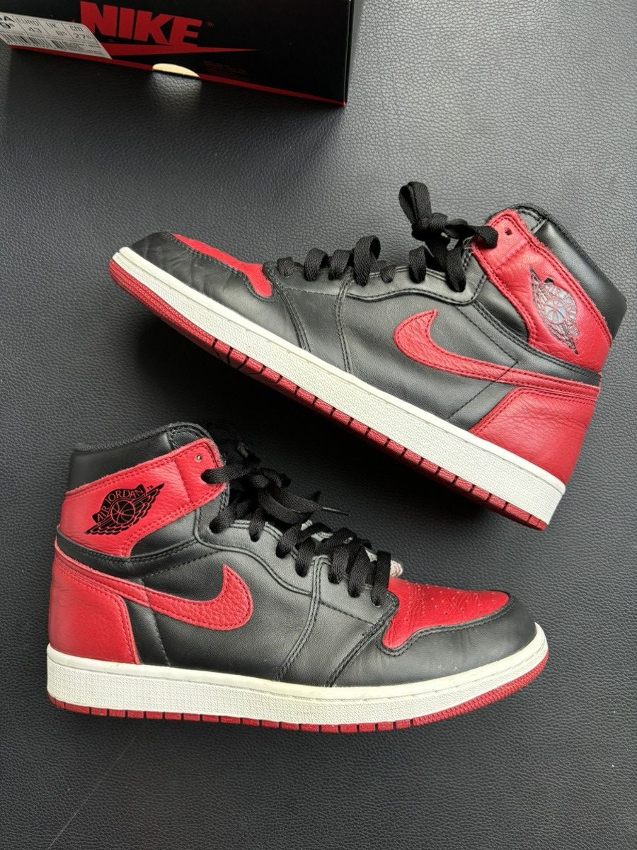 Jordan Brand × Vintage VNDS 2016 AIR JORDAN 1 RETRO BRED Size US 9.5 / EU 42-43 - 1 Thumbnail