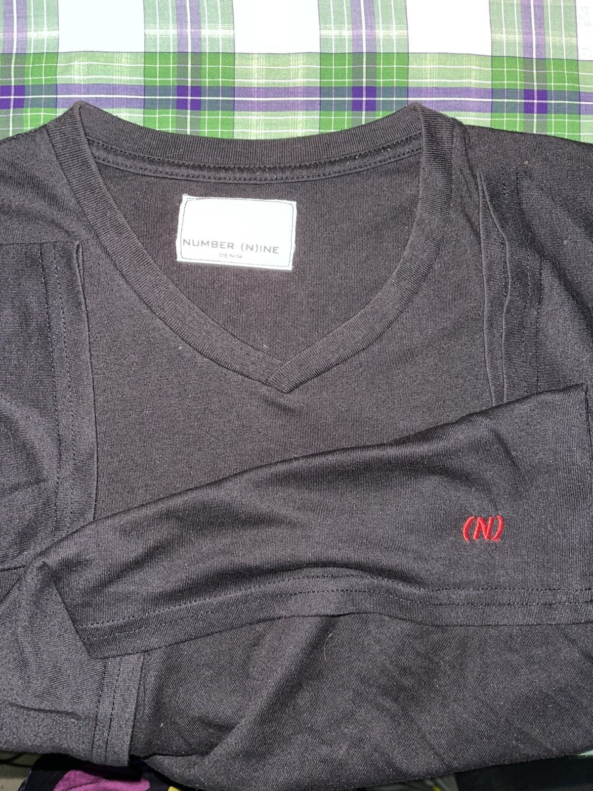 Designer × Japanese Brand × Number (N)ine NUMBER NINE BLACK (N) VNECK Size US M / EU 48-50 / 2 - 2 Thumbnail