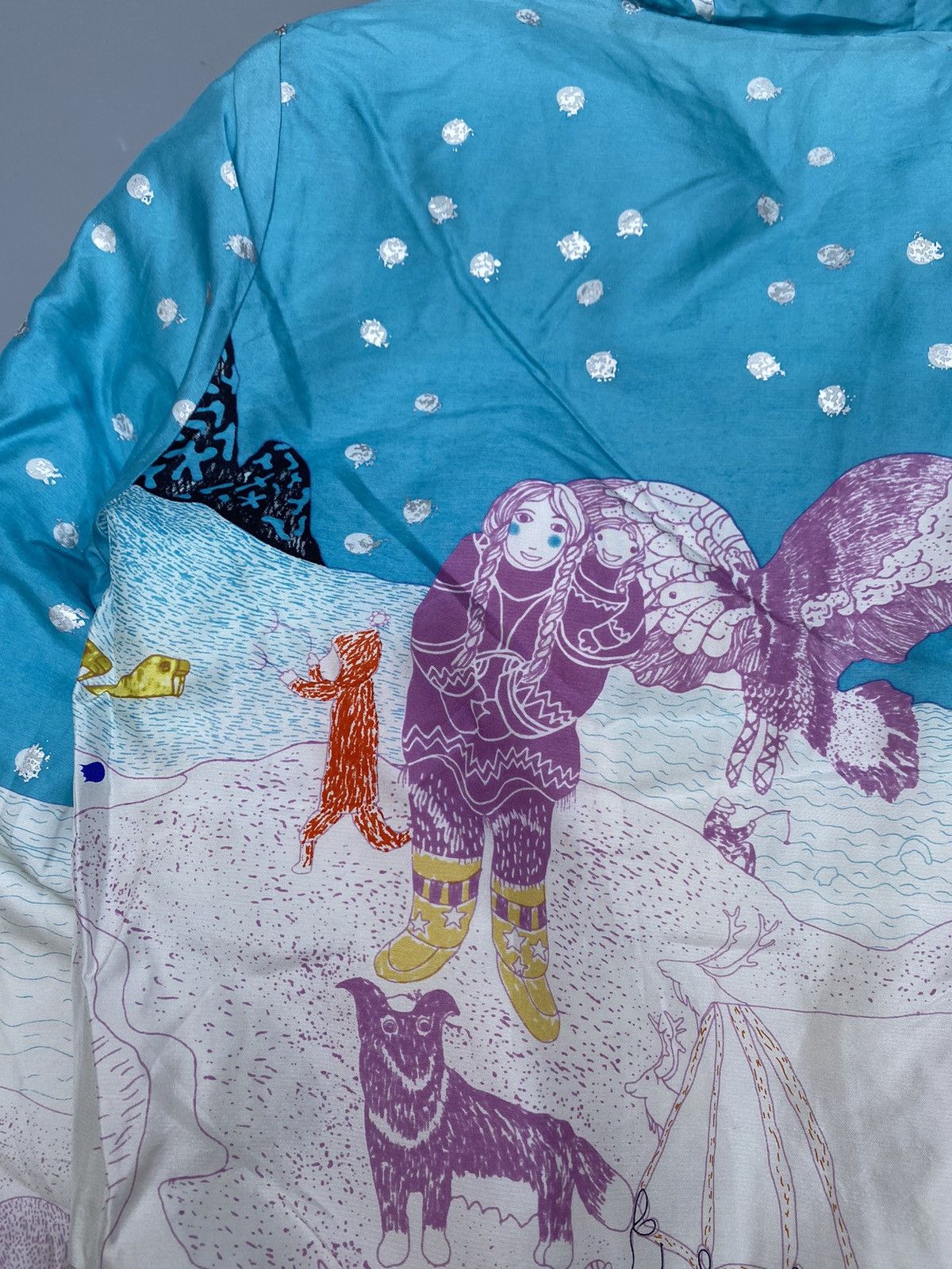Tsumori Chisato Reversible Winter Living Print Puffer Down Jacket Size M / US 6-8 / IT 42-44 - 16 Thumbnail