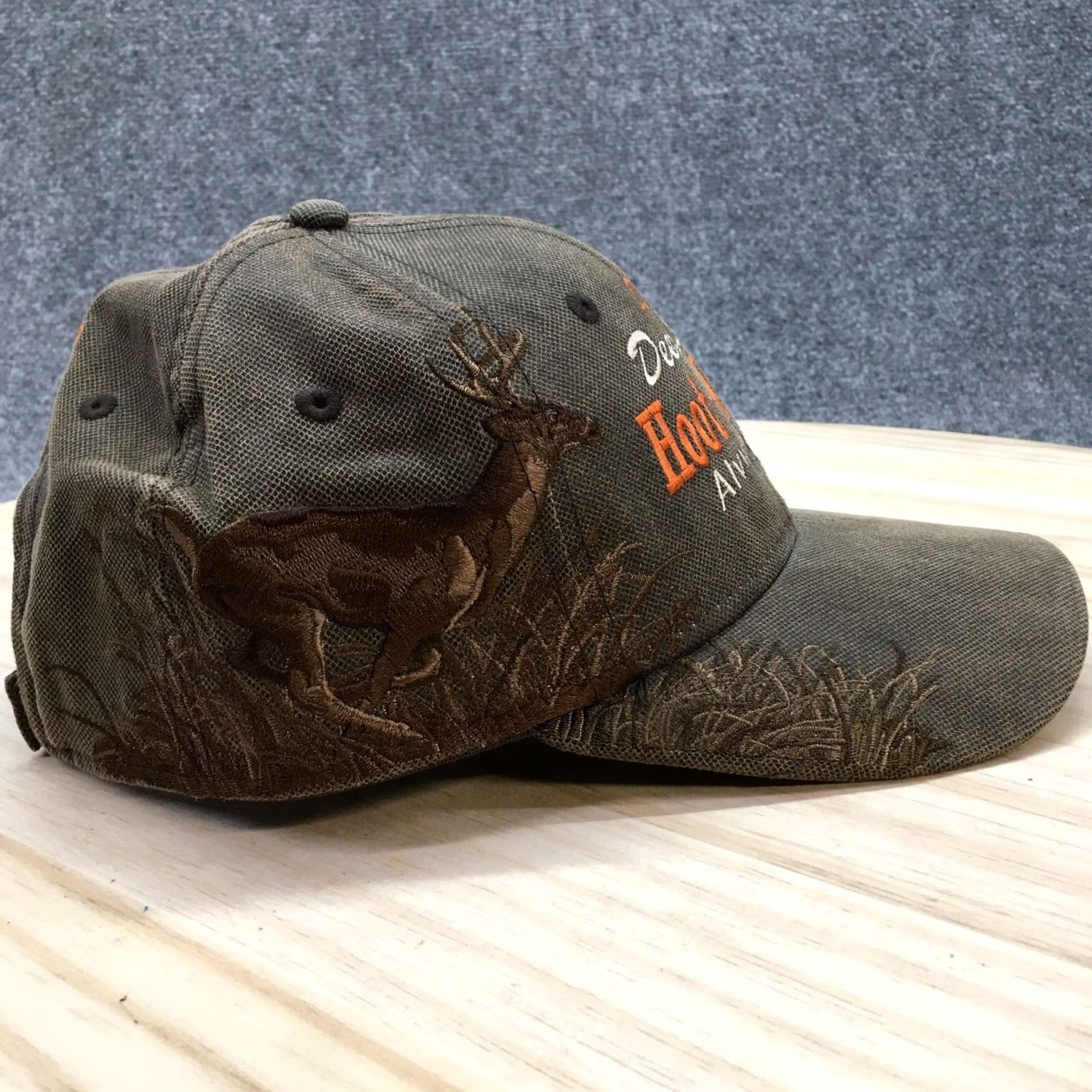 Vintage Deer Season Hot N Holler 2021 Cap Hat Mens One Size Brown Dri Duck Embroidered Size ONE SIZE - 5 Thumbnail
