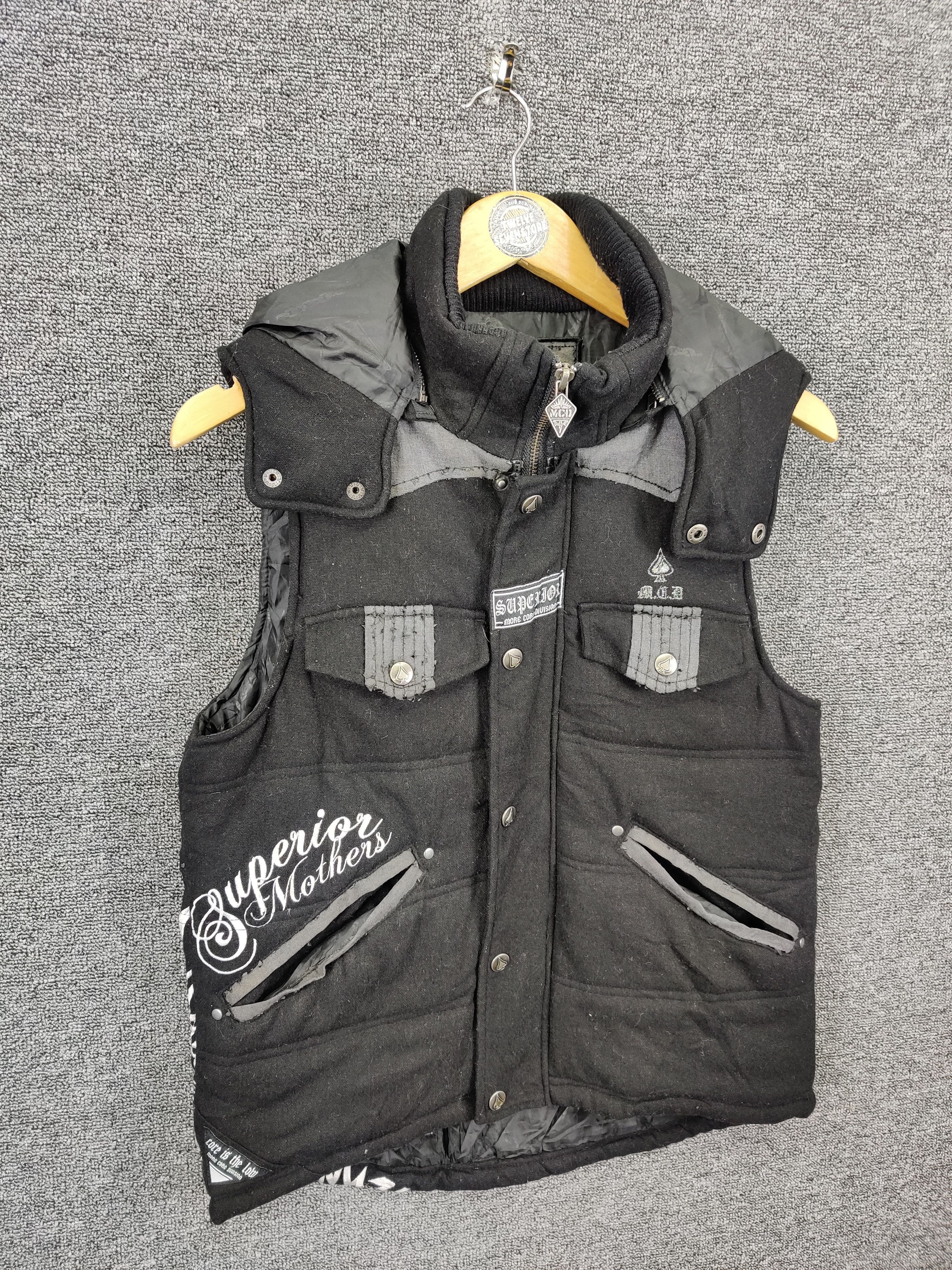 Vintage Vintage More Core Division Puffer Hoodie Vest Size US S / EU 44-46 / 1 - 5 Thumbnail