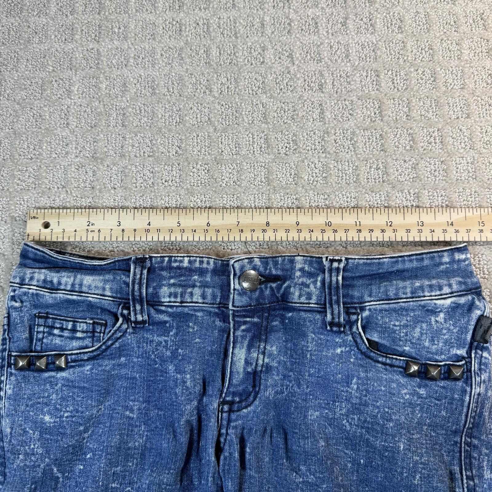 Tripp NYC Tripp NYC Acid Wash Skinny Jeans 29x31 Size 29" - 3 Thumbnail