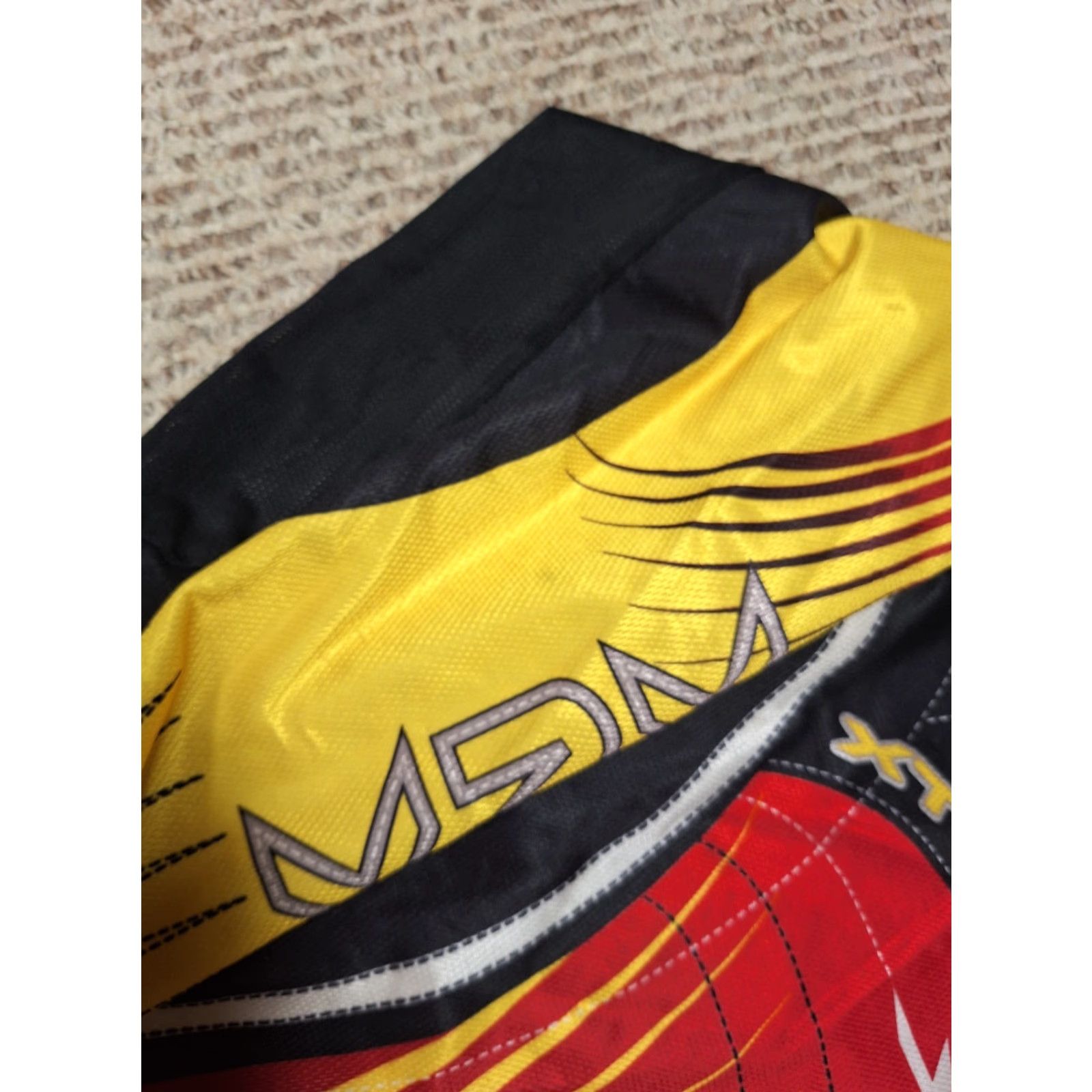 Vintage XMX Xtreme Motocross Jersey Shirt L/XL Red Black Yellow MX Racing Shirt Mens Long Sleeve Pullover Jersey Breathable Lightweight Size US L / EU 52-54 / 3 - 5 Thumbnail