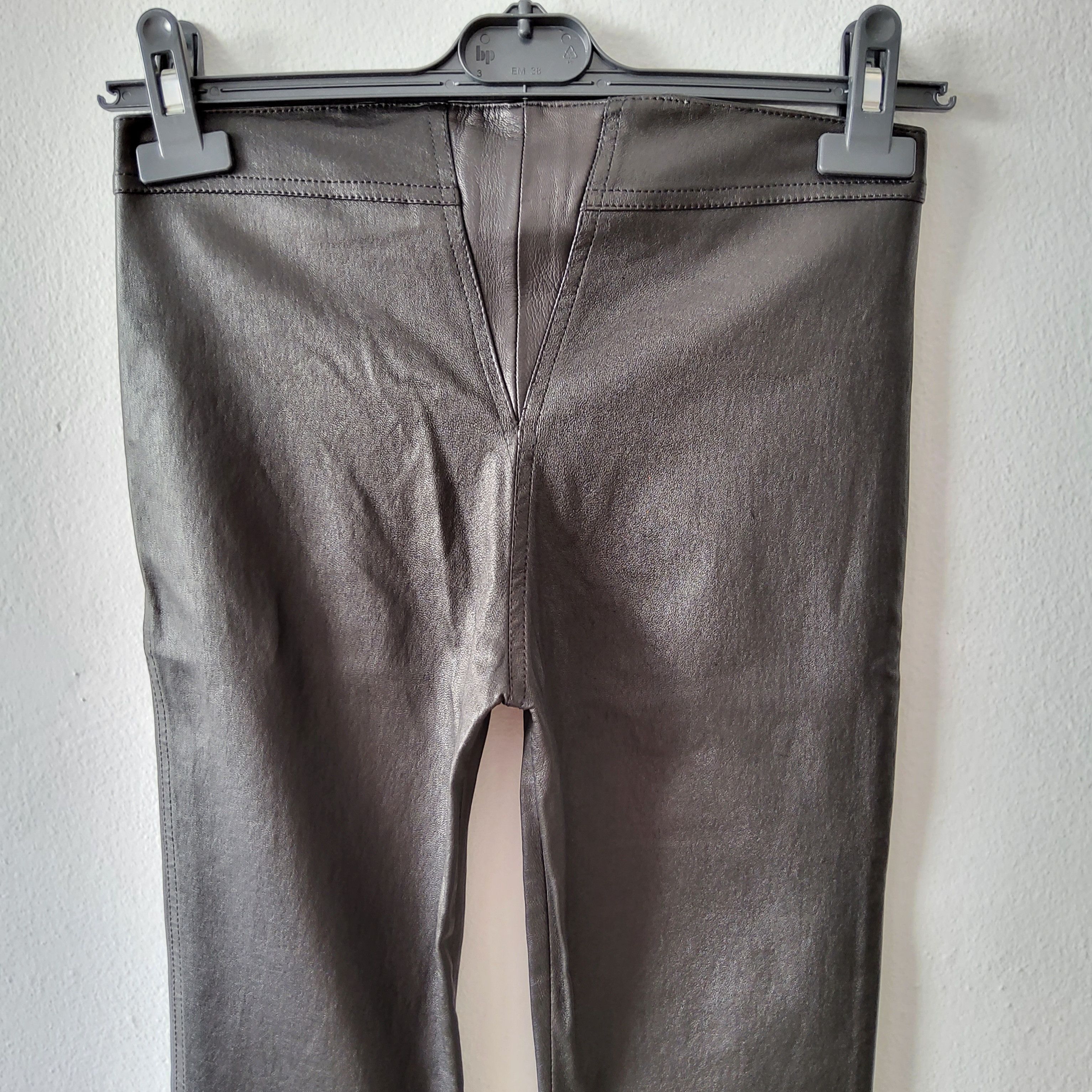 Jitrois Jitrois vintage y2k 2010s second skin leather bootcut pants Size 25" / US 0 / IT 36 - 6 Thumbnail