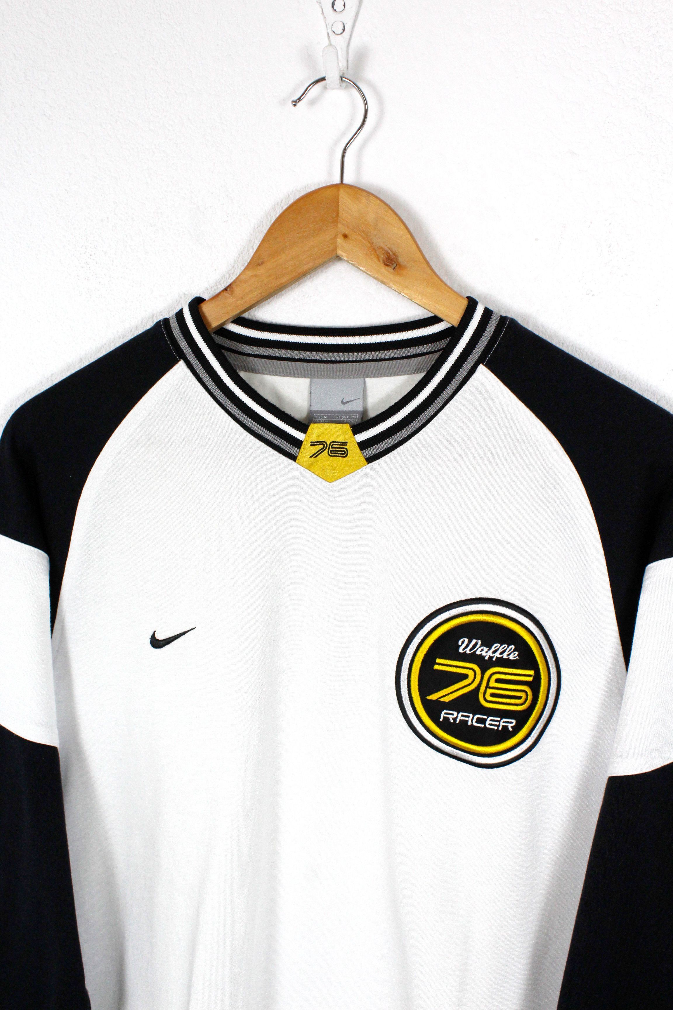 Nike Vintage Nike Swoosh 76 Waffle Racer LS Tee T-shirt Y2K 90s Size US M / EU 48-50 / 2 - 3 Thumbnail