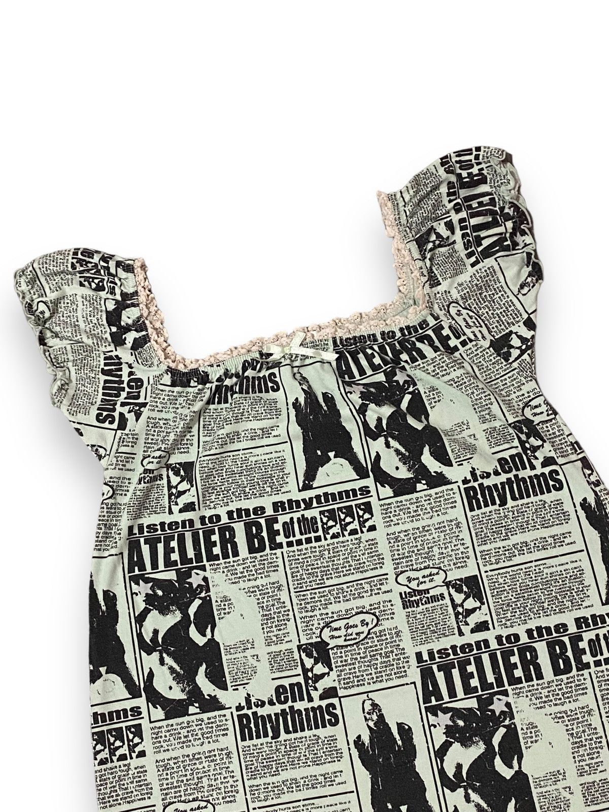 Hysteric Glamour × Japanese Brand ATELIER BE JAPAN NEWSPAPER FULLPRINT HYSTERIC STYLES Size L / US 10 / IT 46 - 3 Thumbnail