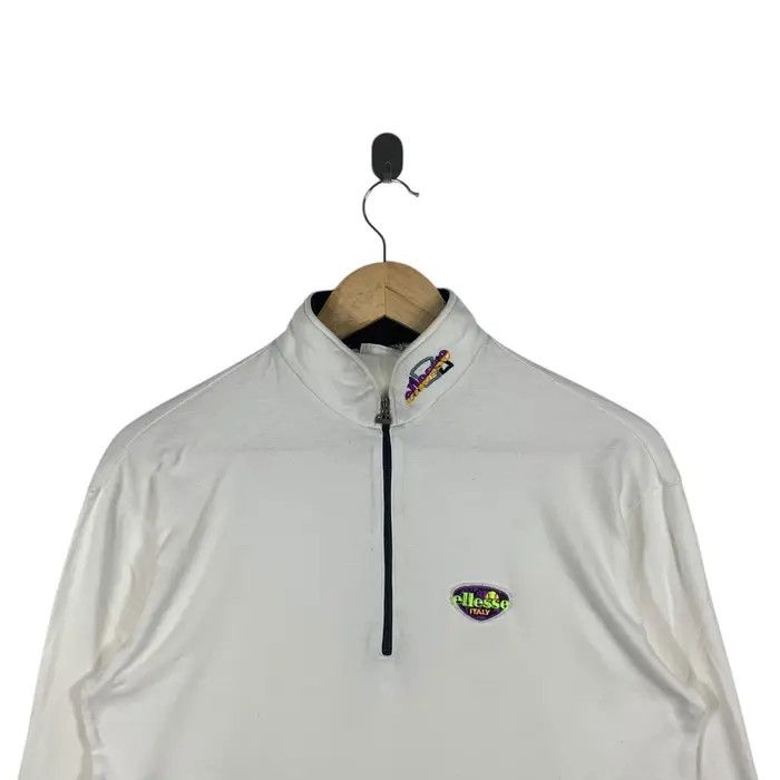 Ellesse Vintage ELLESSE ITALY x GOLDWIN Half Zipper Tee Shirt Size M / US 6-8 / IT 42-44 - 2 Thumbnail