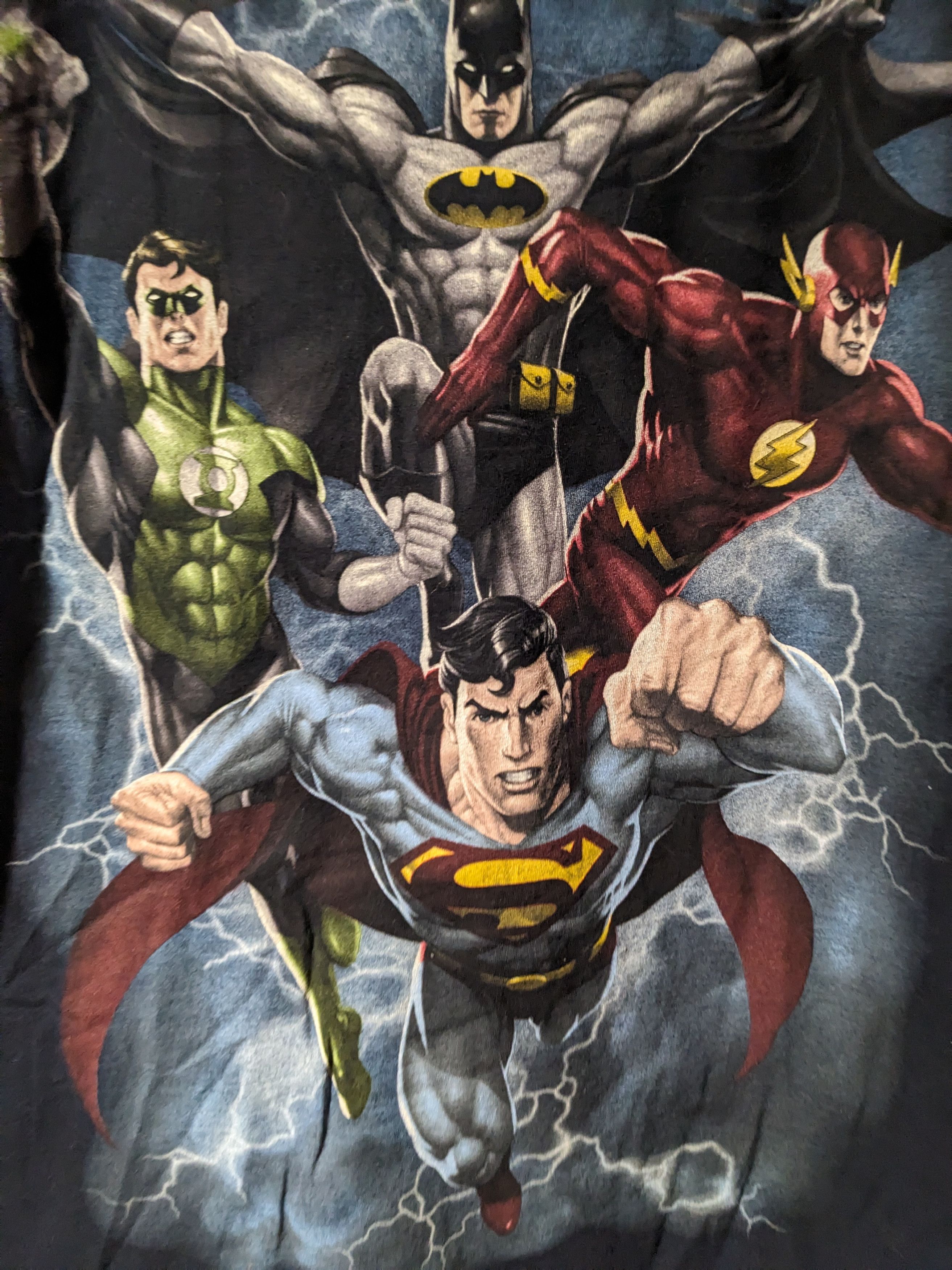 Other Vintage Justice League DC Comic Blue Large T-Shirt Size US L / EU 52-54 / 3 - 2 Thumbnail