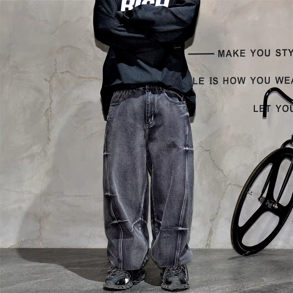 Designer × Jean Streetwear Baggy Vintage Washed Jeans Pants Size US 29 - 7 Thumbnail