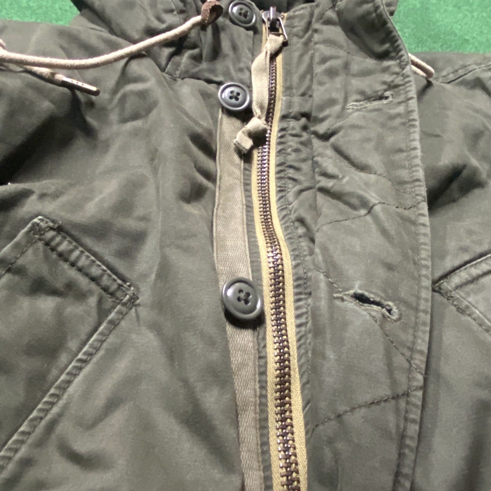 Abercrombie & Fitch VINTAGE Abercrombie & Fitch Jacket Mens S Green Military Style Parka Coat Size US S / EU 44-46 / 1 - 6 Thumbnail