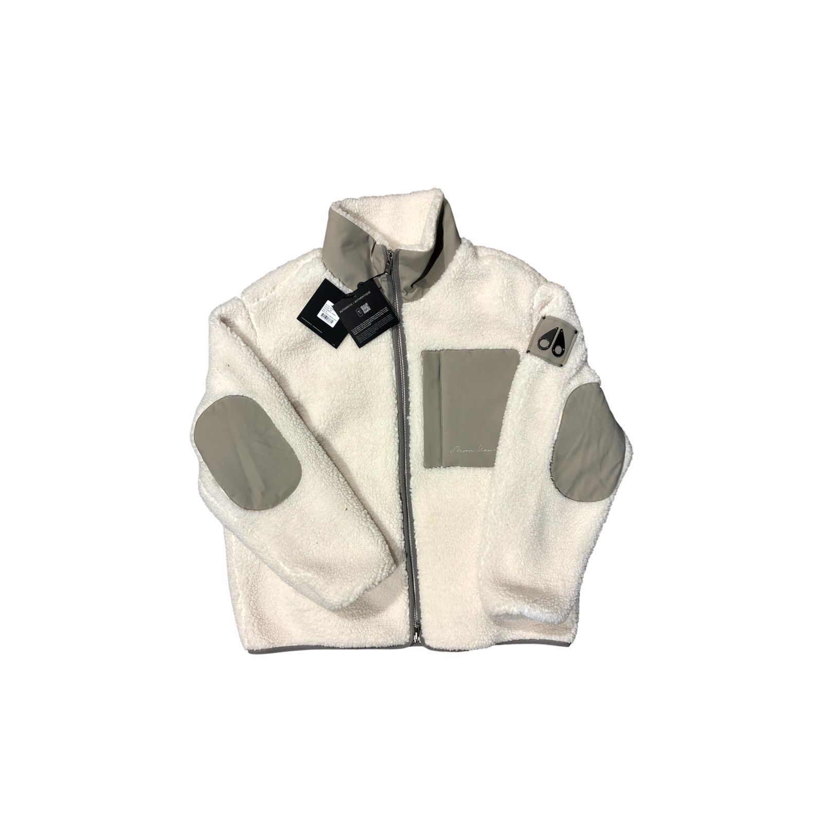 Moose Knuckles Moose Knuckles Sherpa Fleece White Jacket Size US XL / EU 56 / 4 - 1 Thumbnail