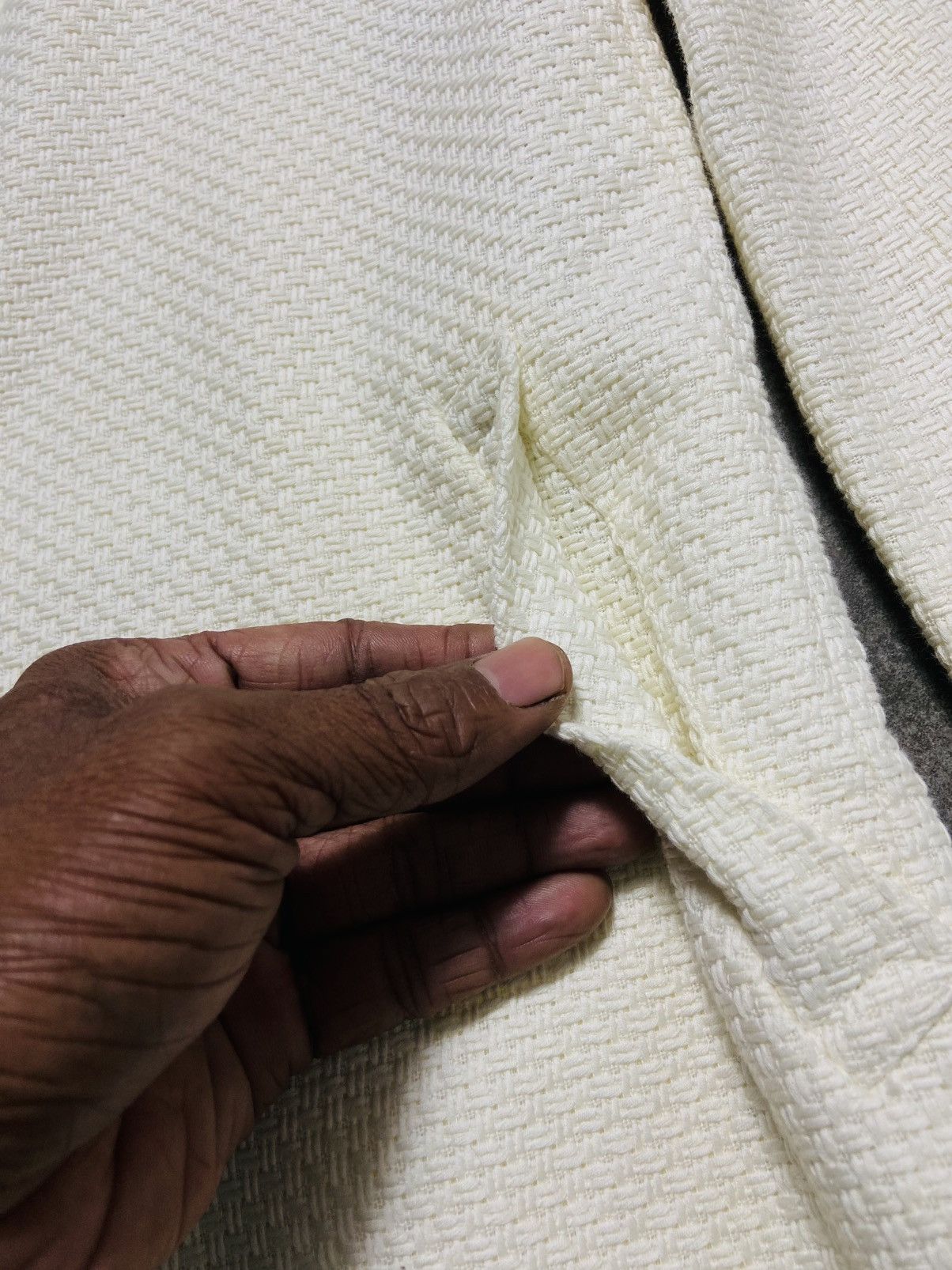 MR & MRS ITALY Bvriller Buttons Jacket (Cream Color) Size M / US 6-8 / IT 42-44 - 7 Thumbnail