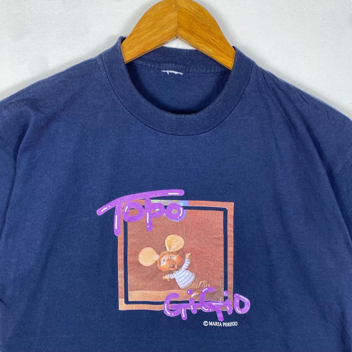 Vintage Vintage TOPO GIGIO By Maria Perego Italian Animation Artist Size US M / EU 48-50 / 2 - 2 Thumbnail