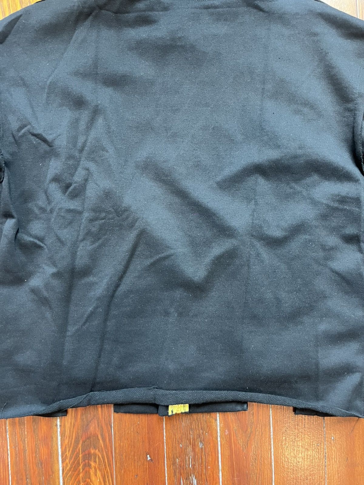 Other Black Reconstructed Loose Fit Gold Zipper Long Sleeve Hoodie Size US XL / EU 56 / 4 - 6 Thumbnail