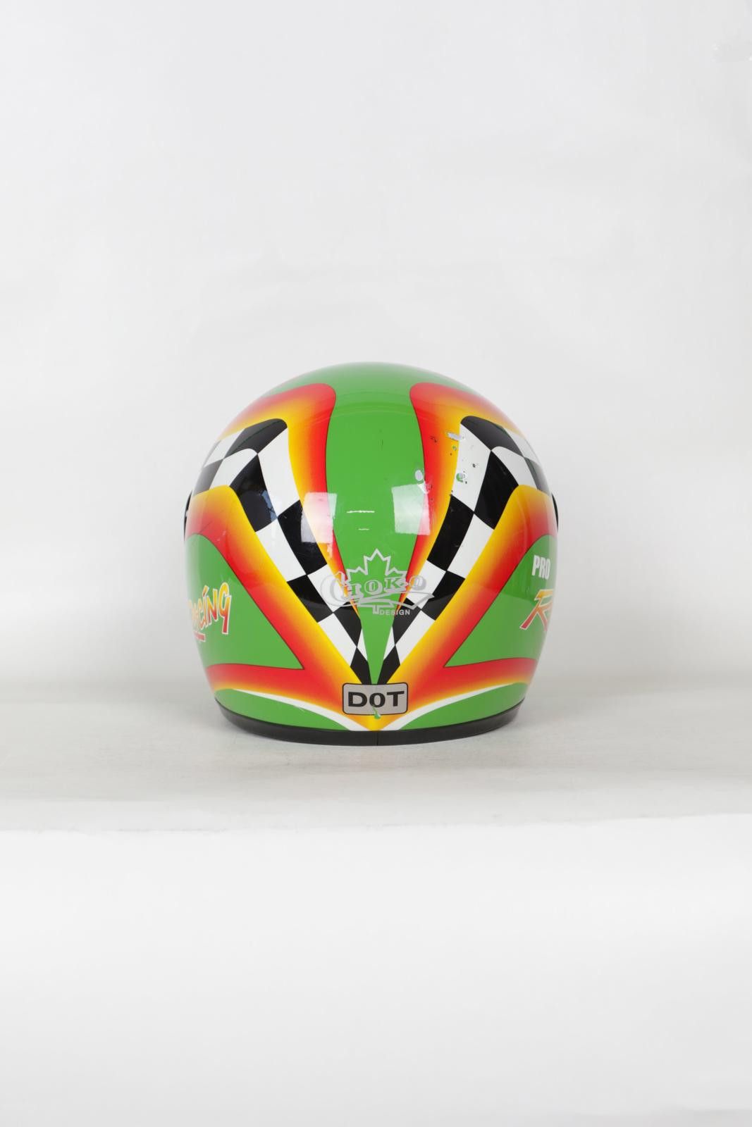 Jimmy Choo 00's Choko Flame Racing Helmet Size ONE SIZE - 4 Thumbnail