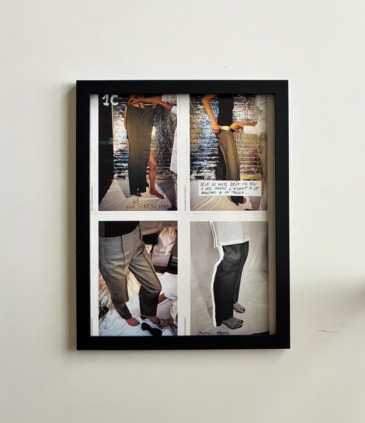 Maison Margiela Maison Martin Margiela rare archive photo framed poster 9x11 Size ONE SIZE - 1 Thumbnail