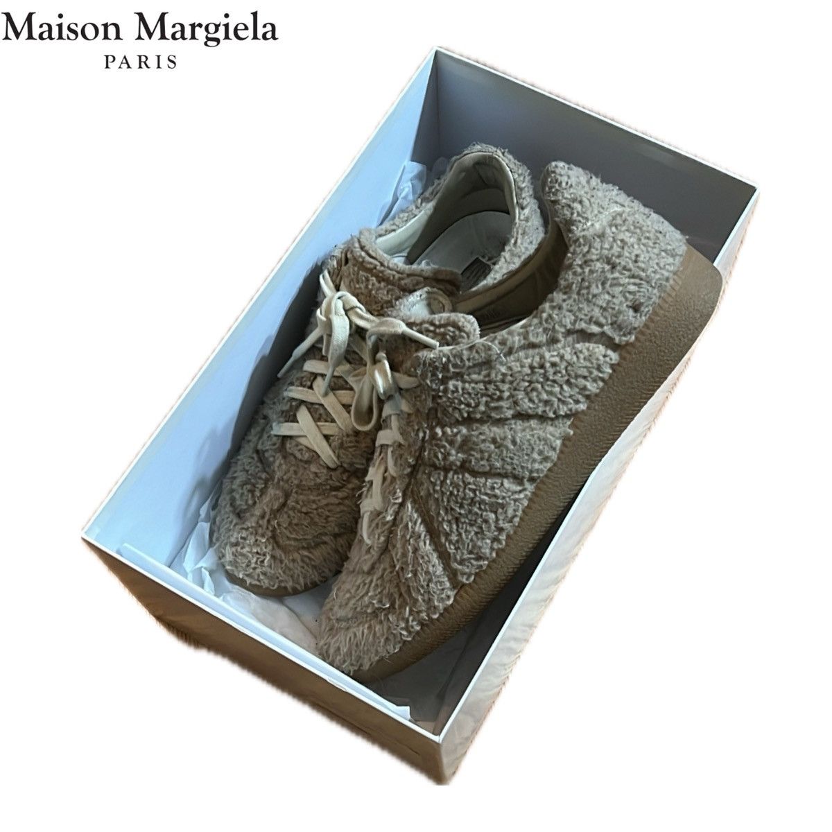Maison Margiela AW21 Maison Margiela Shearling Fur GAT Sneaker Size US 10 / EU 43 - 1 Thumbnail