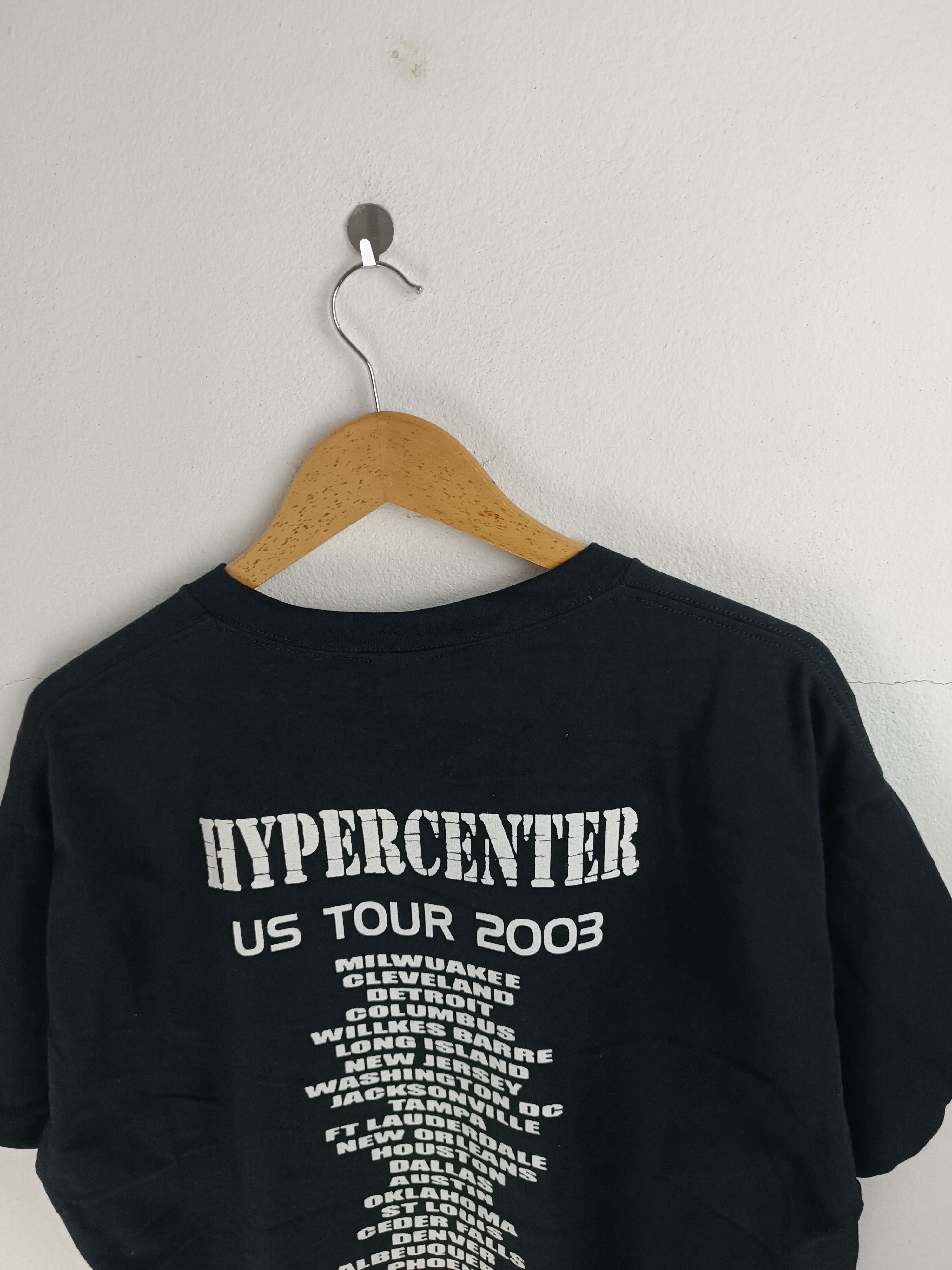 Band Tees VINTAGE 2003 HYPERCENTER METALCORE AUSTRALIA VERY RARE TOUR Size US XL / EU 56 / 4 - 16 Thumbnail