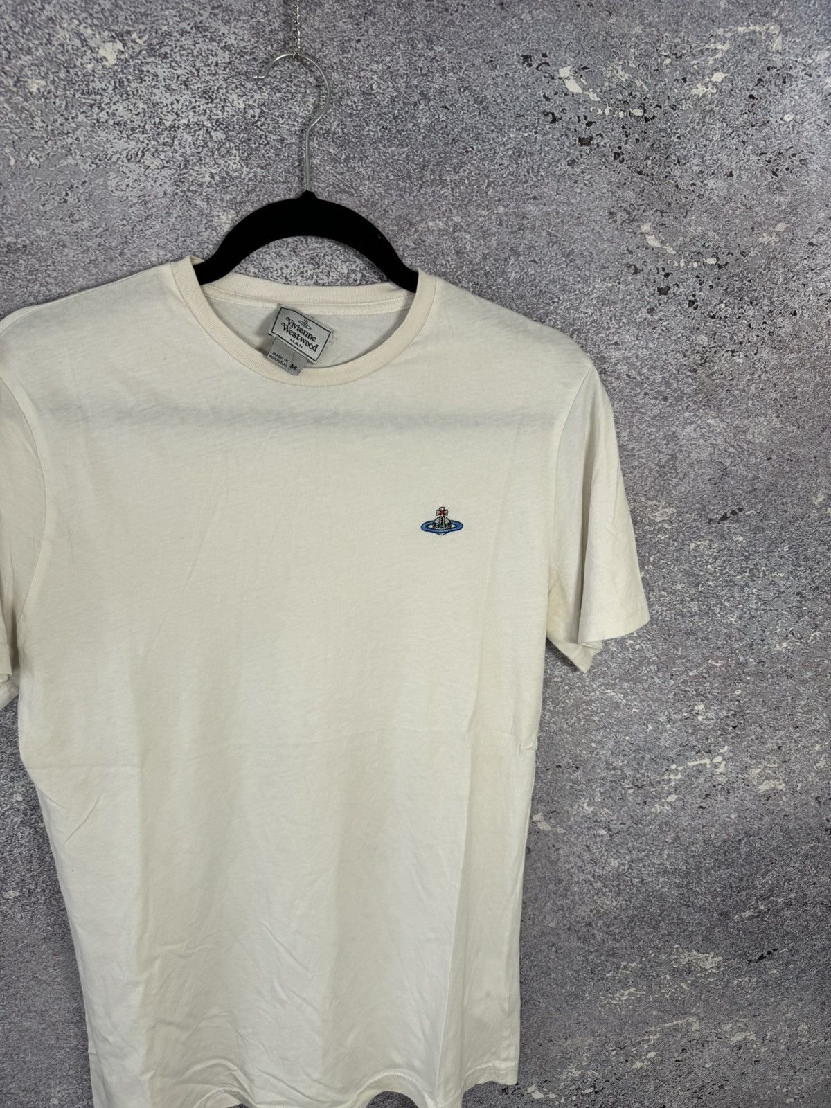 Vivienne Westwood Vivienne Westwood Orbital Embroidered White Men’s T Shirt Size US M / EU 48-50 / 2 - 3 Thumbnail