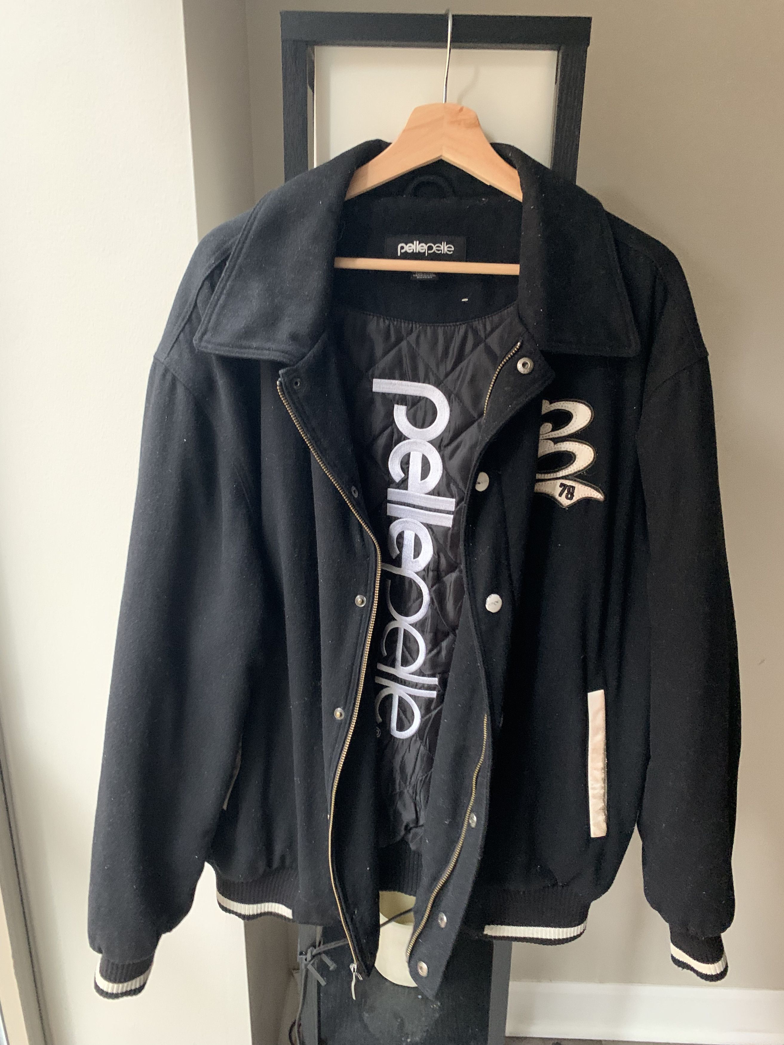 Marc Buchanan × Pelle Pelle Pelle Pelle Marc Buchanan Vintage Wool Varsity Jacket Size US XXL / EU 58 / 5 - 3 Thumbnail
