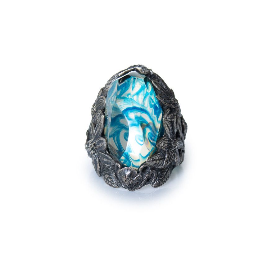 Other Lyly Erlandsson, The winter shell plate ring Size ONE SIZE - 1 Thumbnail