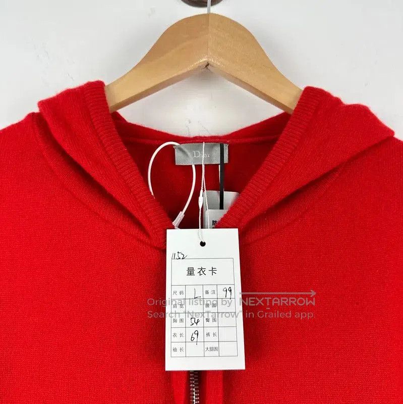 Dior Dior Red Cashmere Women’s Sweater . Size L / US 10 / IT 46 - 3 Thumbnail